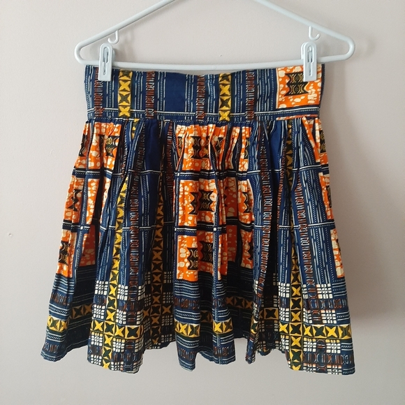 African print mini skirt - Picture 1 of 4